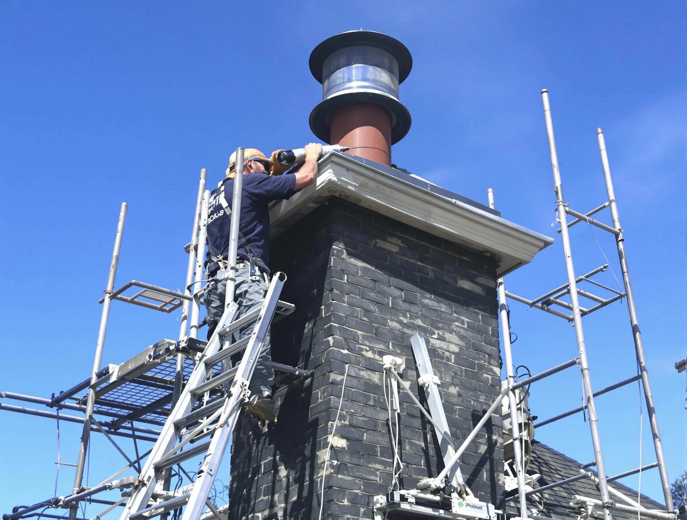 Sturdy chimney crown finished by South Strabane Chimney Sweep in South Strabane, PA
