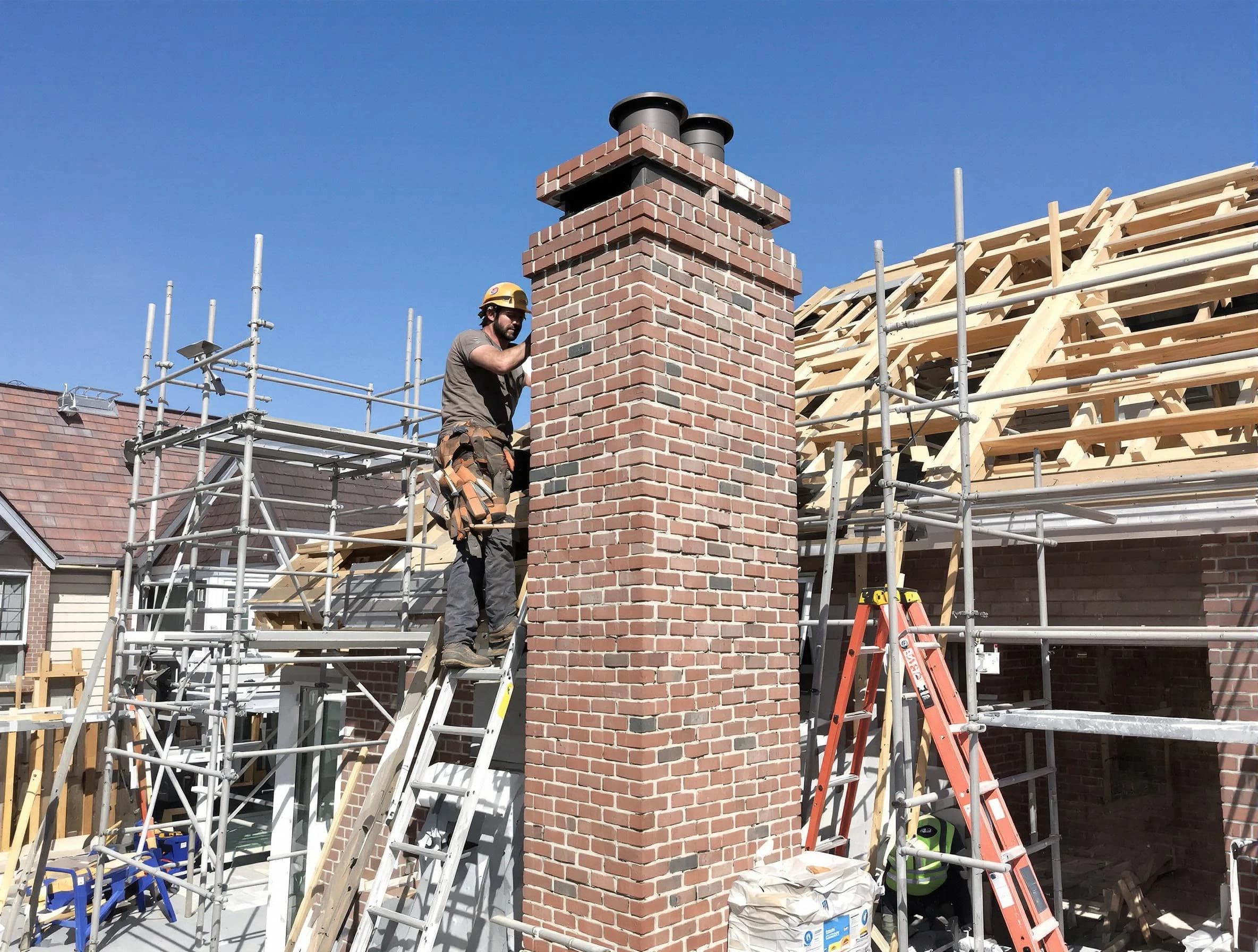 New chimney installation completed by South Strabane Chimney Sweep in South Strabane, PA