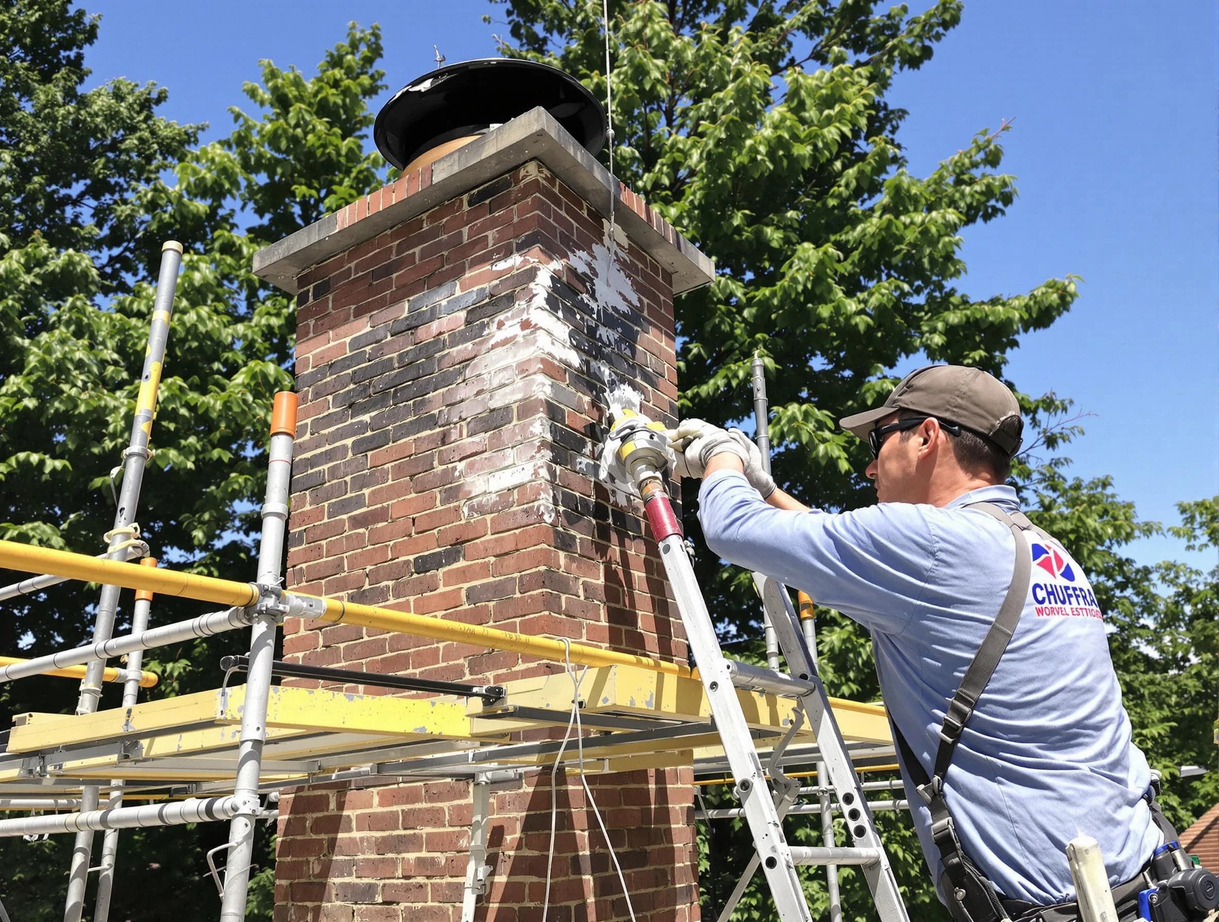 Structural chimney repair by South Strabane Chimney Sweep in South Strabane, PA