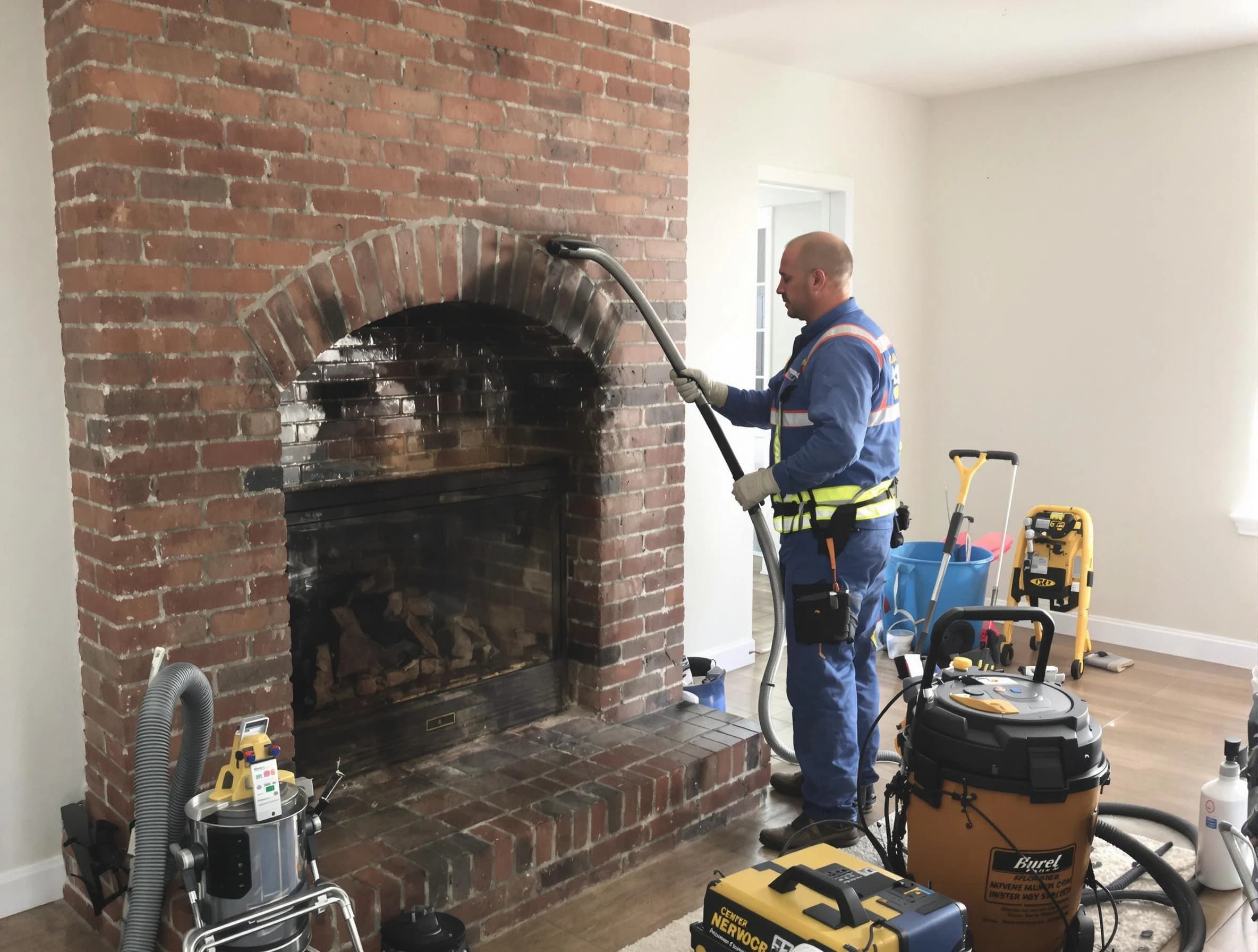 South Strabane Chimney Sweep expert performing detailed chimney sweep in South Strabane, PA