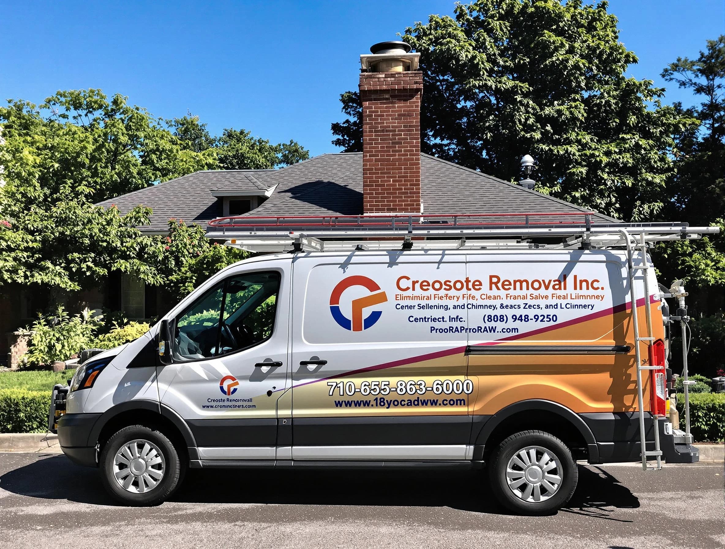 South Strabane Chimney Sweep technician removing creosote safely in South Strabane, PA