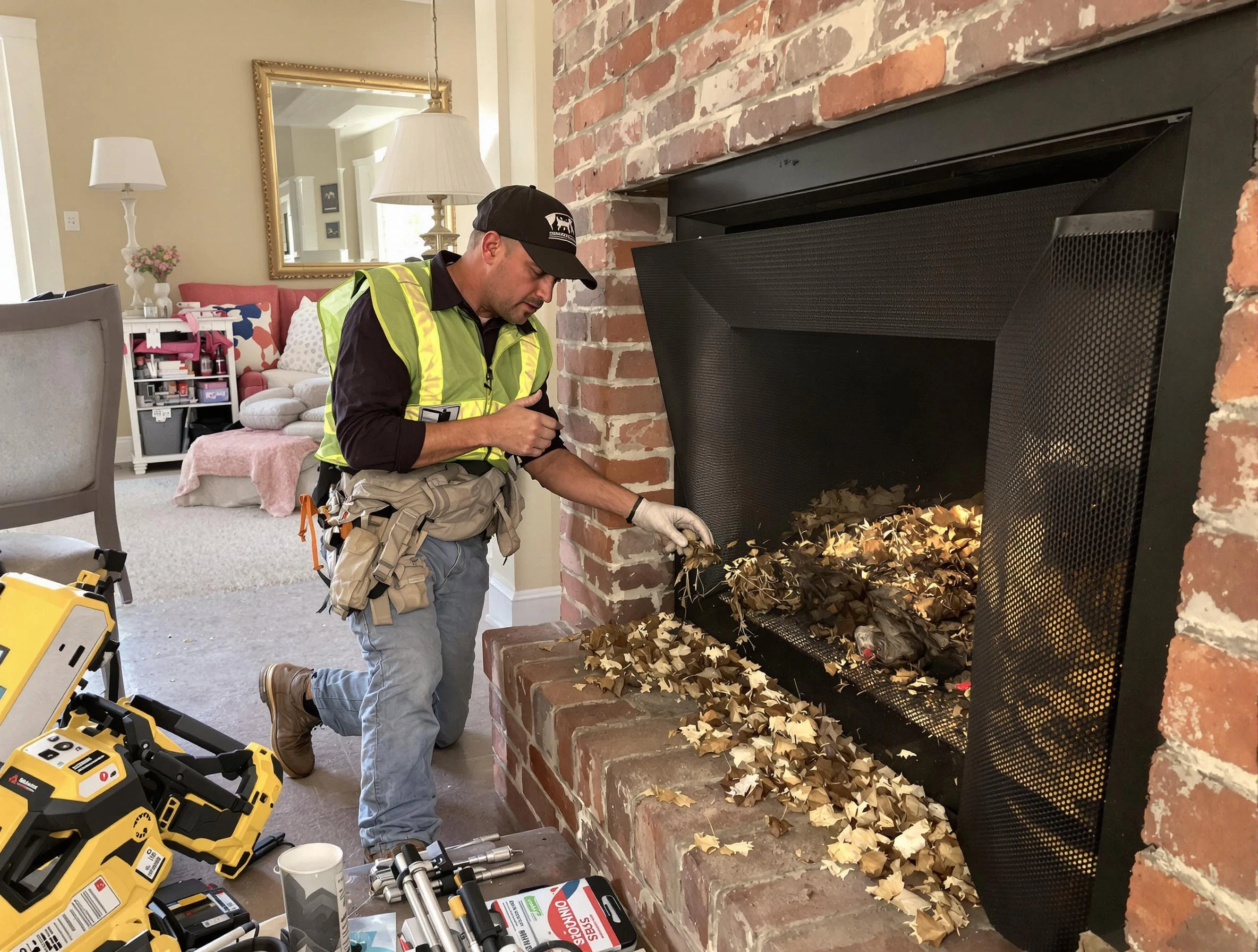 Safe screening installation by South Strabane Chimney Sweep in South Strabane, PA