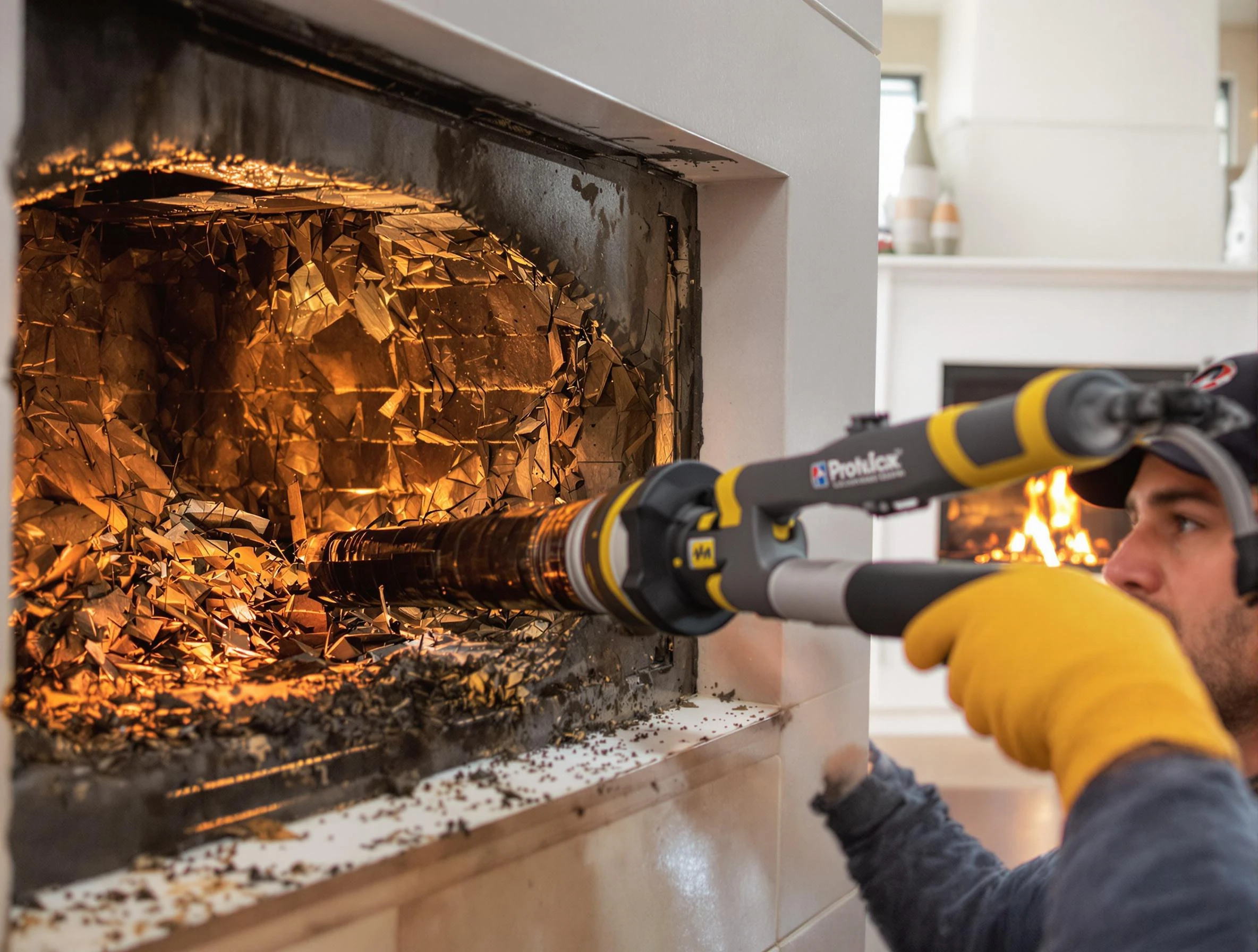 Professional chimney cleaning by South Strabane Chimney Sweep in South Strabane, PA