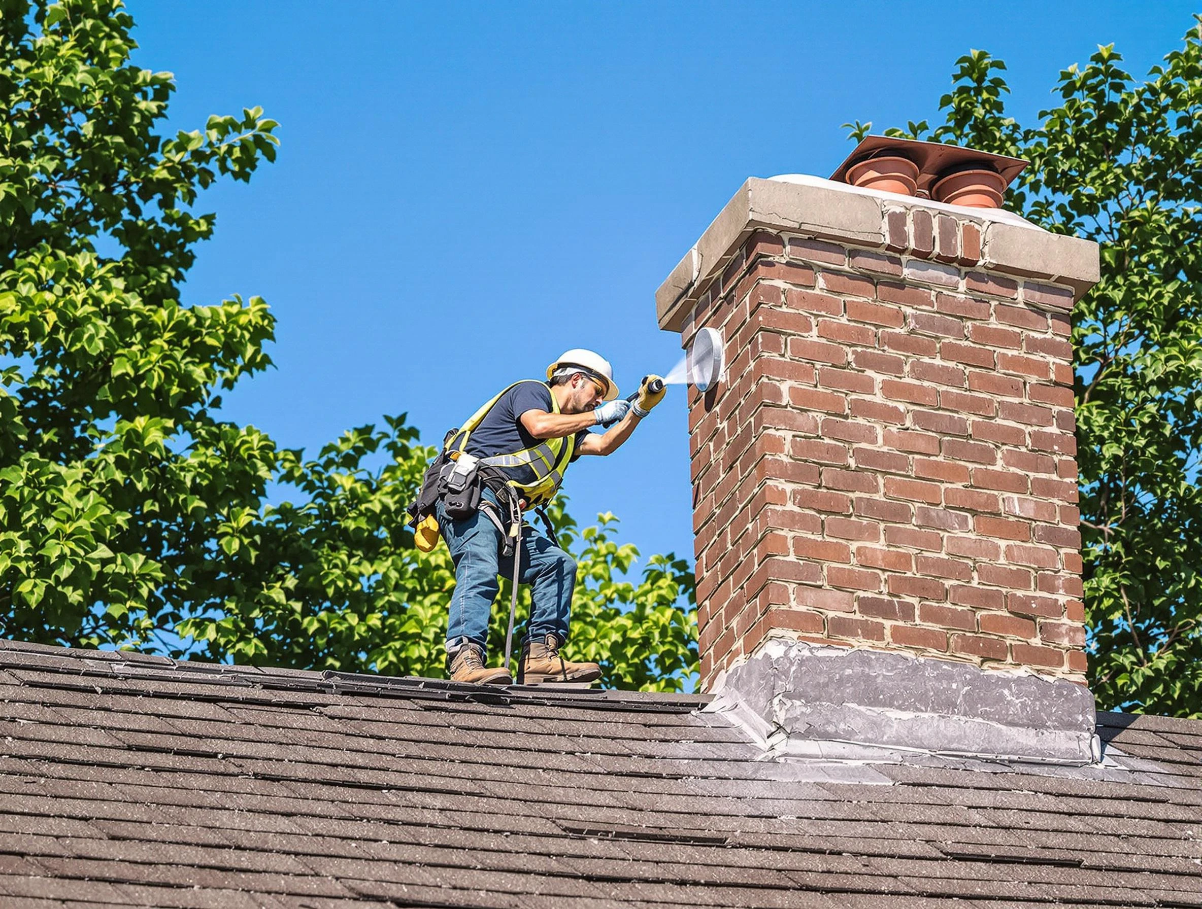 South Strabane Chimney Sweep performing an inspection with advanced tools in South Strabane, PA