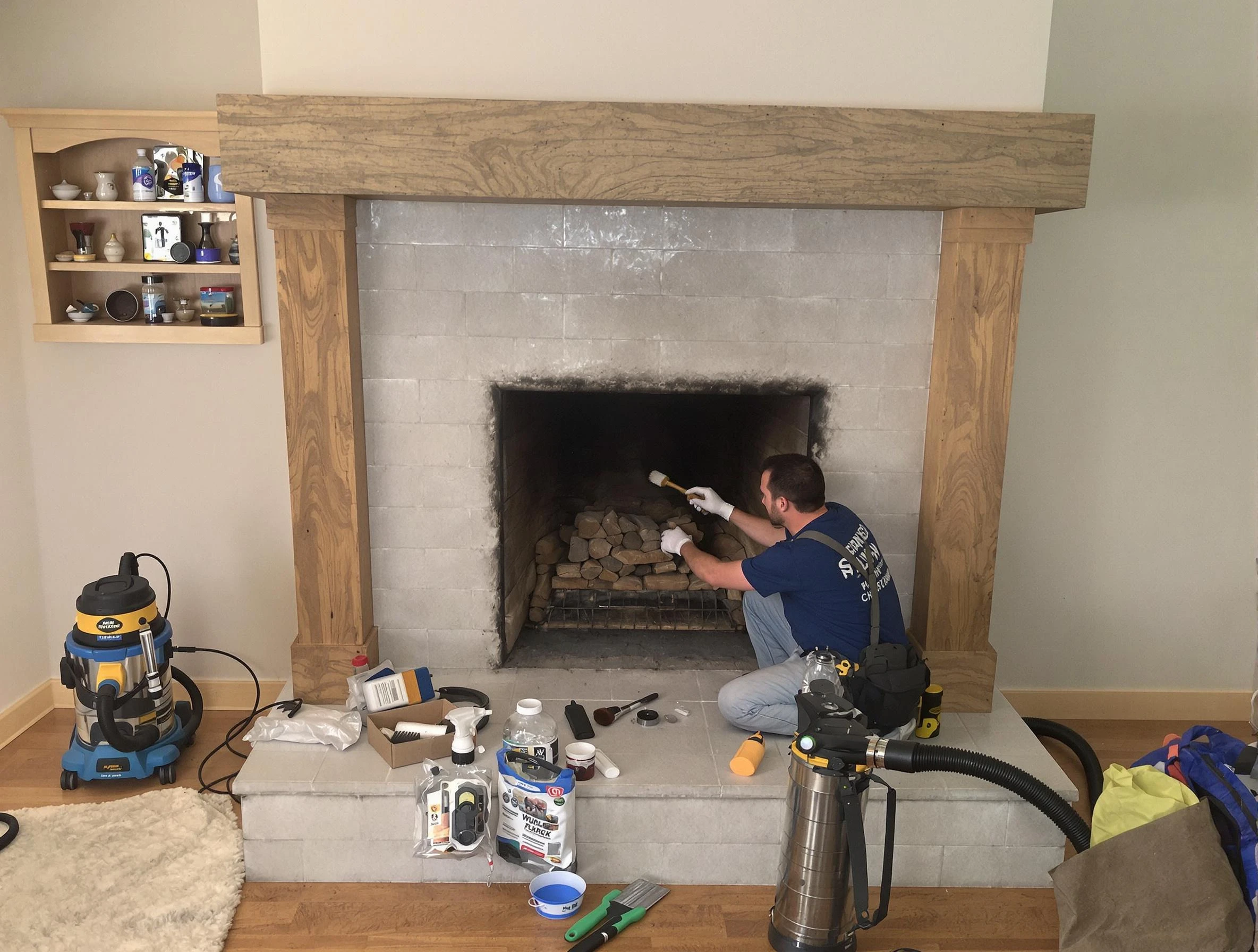 Detailed creosote removal process by South Strabane Chimney Sweep in South Strabane, PA